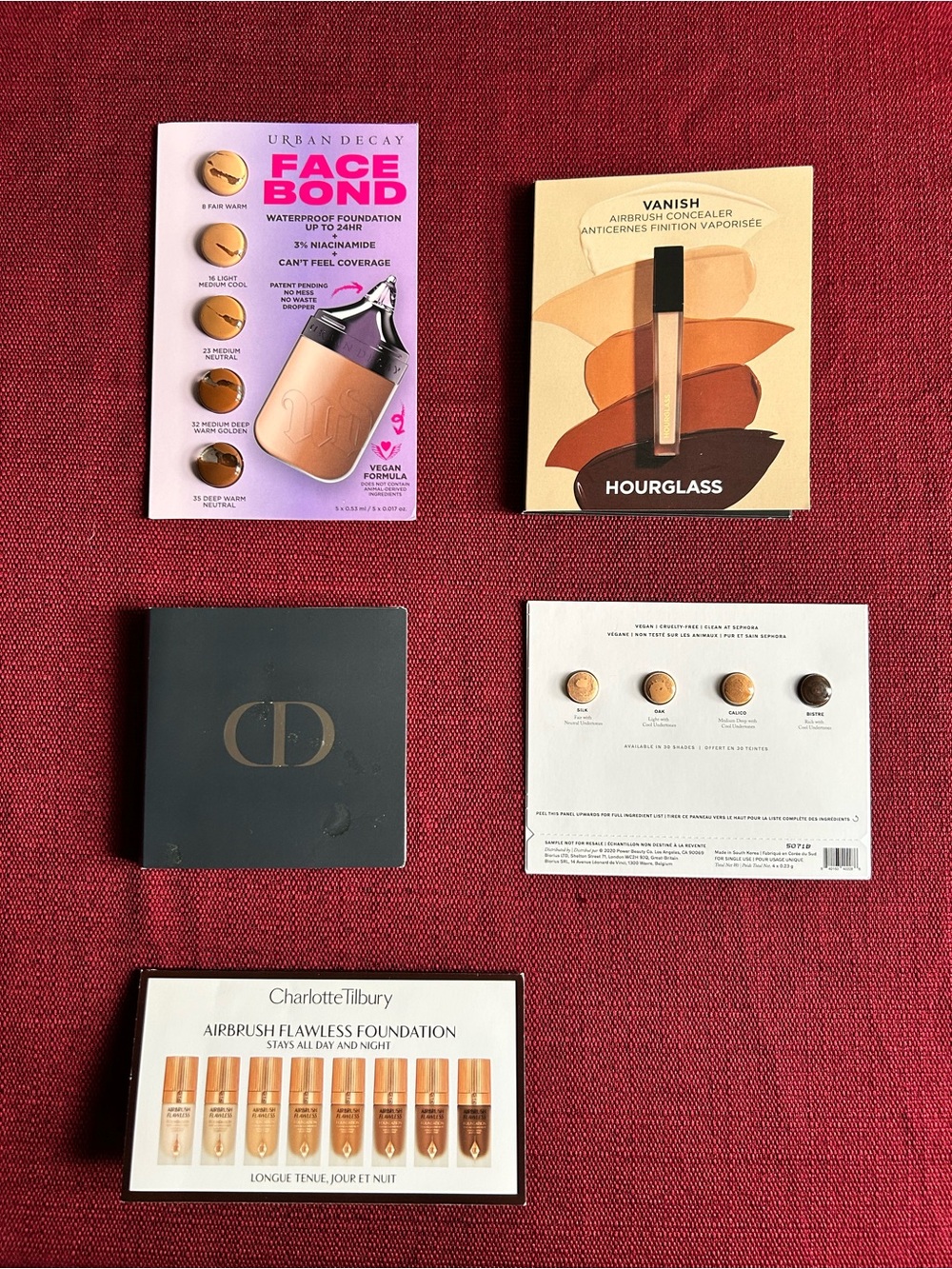 #2603 Makeup Skincare Sample Bundle (w/ single item details) Dior